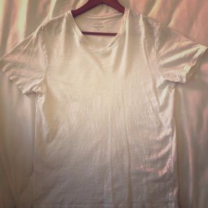 Jcrew Vintage White Vneck Tshirt